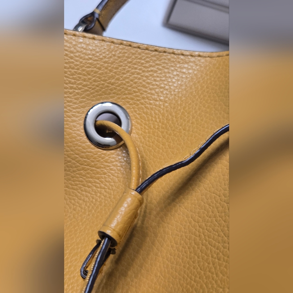 Kate Spade Yellow Leather Bucket Bag - Picture 12 of 16